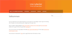 Desktop Screenshot of linelybecker.dk